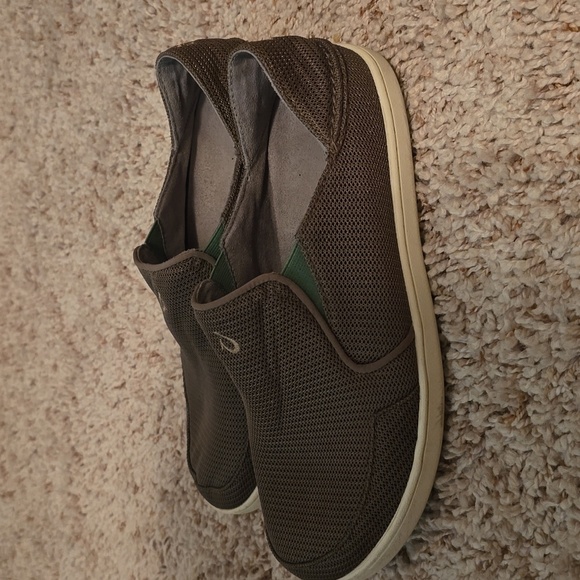 Olukai Men's Brown Slip-On Casual Loafers Size 8 (0817) - Picture 3 of 9